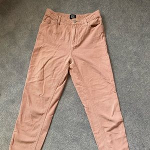 Urban Outfitters dusty pink corduroy jeans, size 26